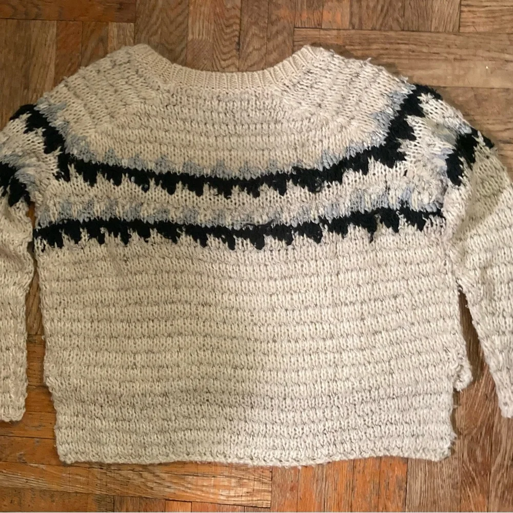 Free People Fair Isle sweater, Small - Picture 2 of 13